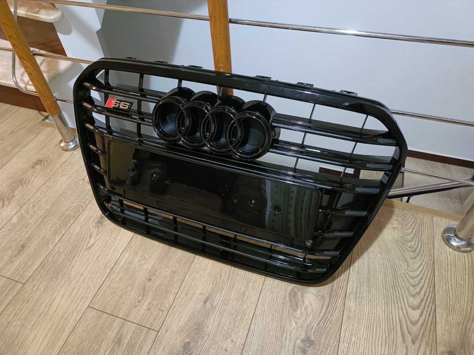 Grila bara fata audi A6 S6 fabricatie 2011 - 2014 black