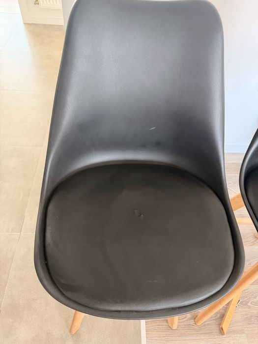 Scaun bar negru x 2 bucati