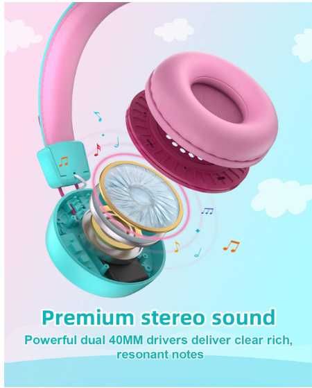 Bluetooth Детски слушалки riyo