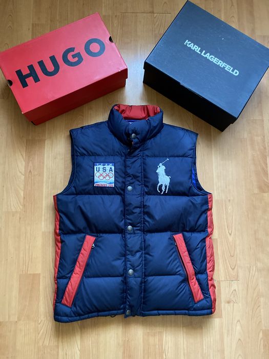 Polo ralph lauren vintage rare big piny puffer vest