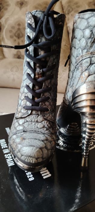 Botine New Rock Cobra, masura 38, noi in cutie