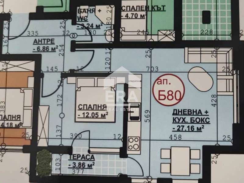 Двустаен апартамент