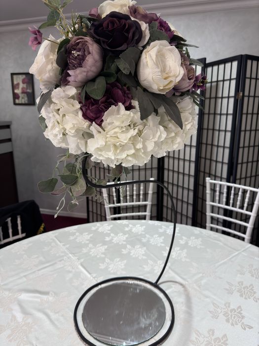 Suport masa eveniment din fier firjat