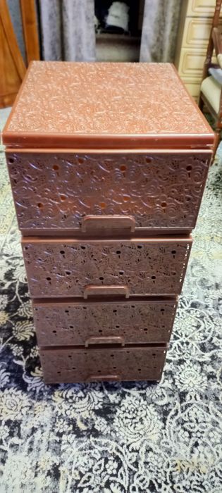 Комод пластиковый 4 этажа