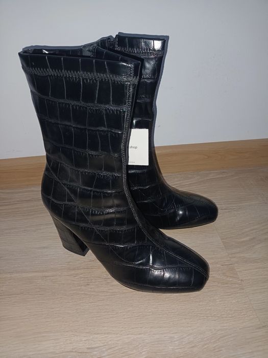 Дамски черни ботуши