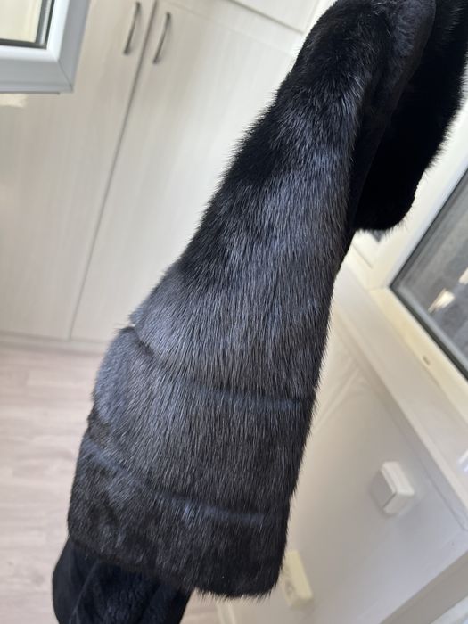 Шуба мутон , в хорошем состоянии