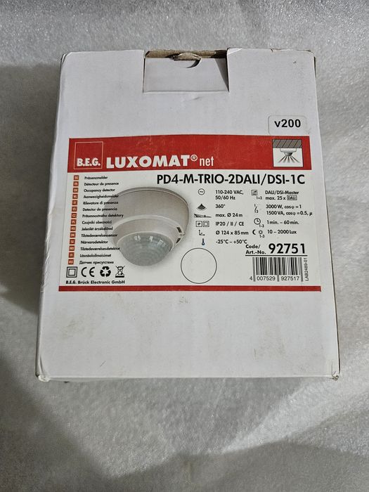 Detector miscare prezenta luxomat PD4-M-TRIO-2DALI/DSI-1C
