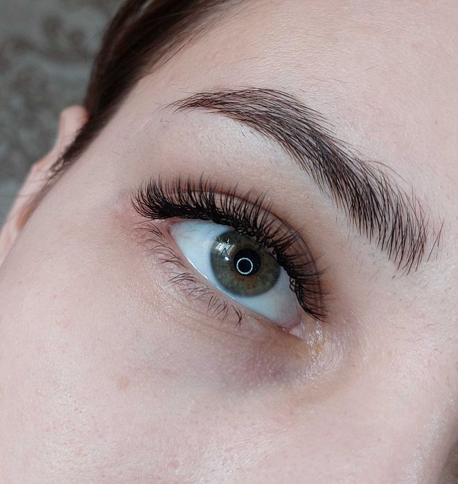 Акция на наращивание ресниц.