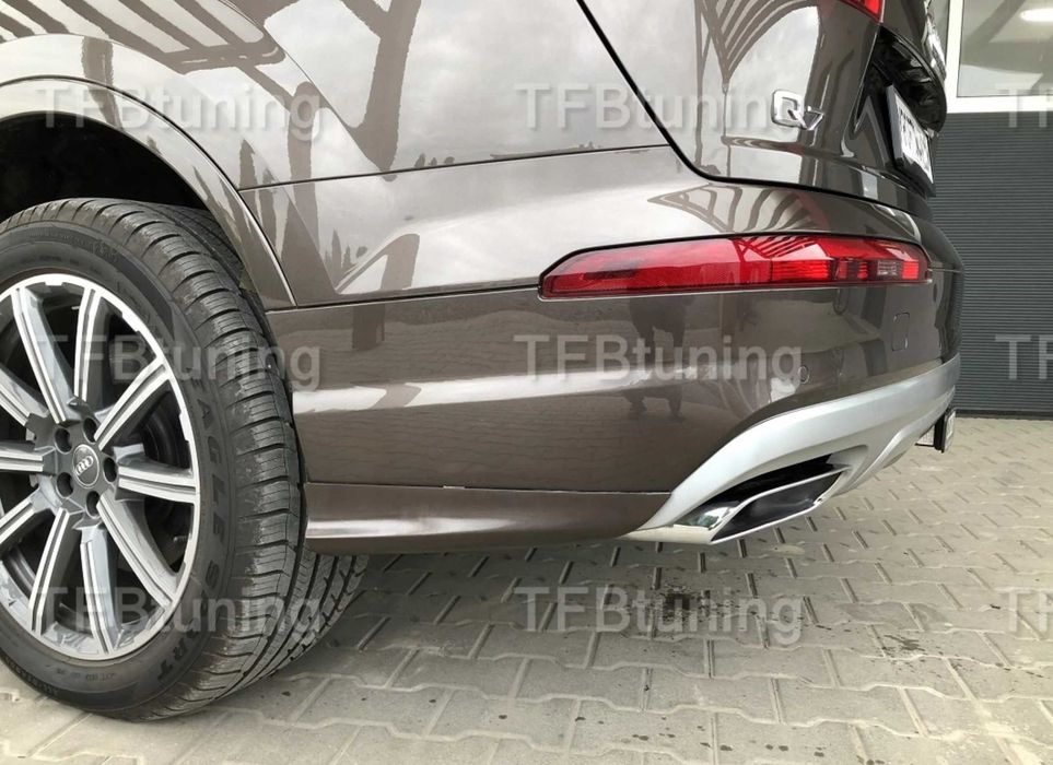 Flapsuri bara spate splitter lip Audi Q7 4M 2015-2019
