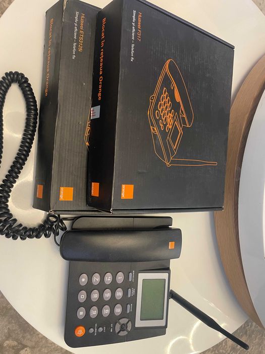 Telefon fix cu SIM+ Cartela Orange cadou cu numar si 60Gb internet =  absolut nou/ cutie sigilata