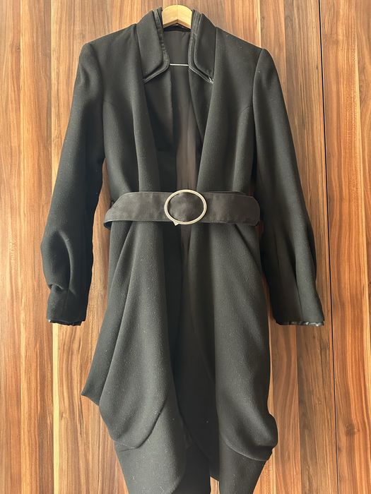 Черно палто (ретро стил) размер М