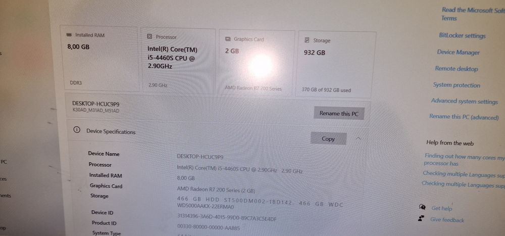 Vand unitate pc.