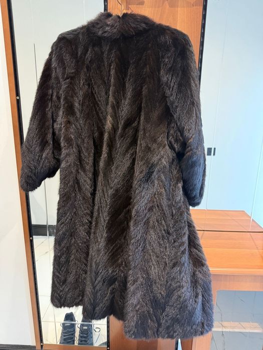 Haină blană lungă