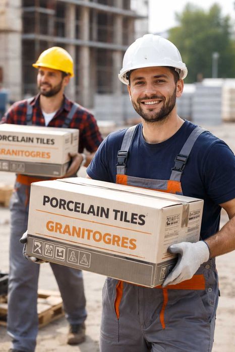 Пренасяне и качачване на строителни материали и плочки