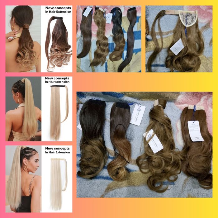 Парики, хвосты в ассортименты