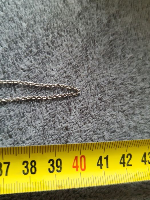 Superb colier argint 925,France,Black și pietre stralucitoare