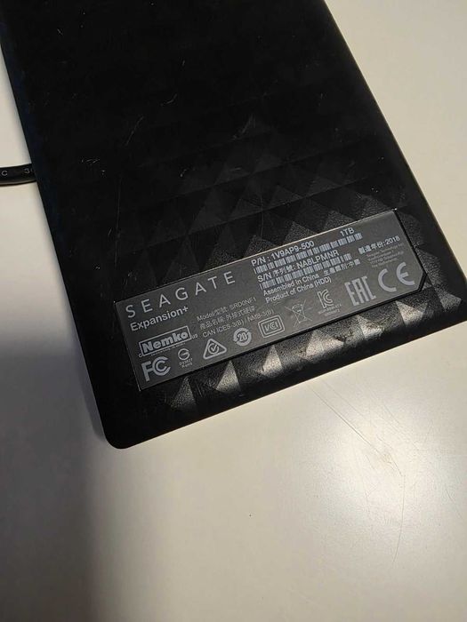 Външен хард диск Seagate Expansion Portable 1TB, 2.5", USB 3.0, Черен