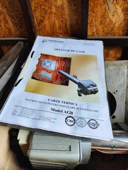 Arzator gaz AGB pentru soba