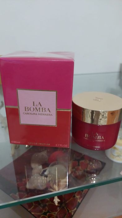 Parfum original si crema femei dama Carolina Herrera