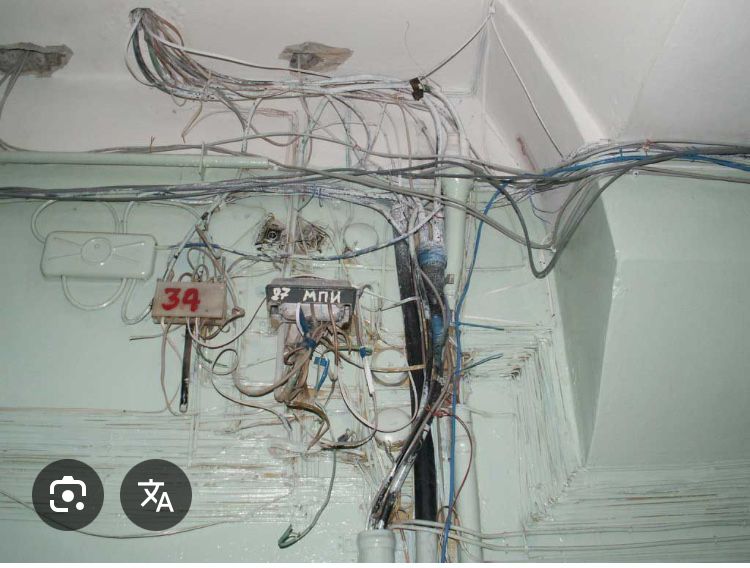 Прокладка кабелигона в польездах