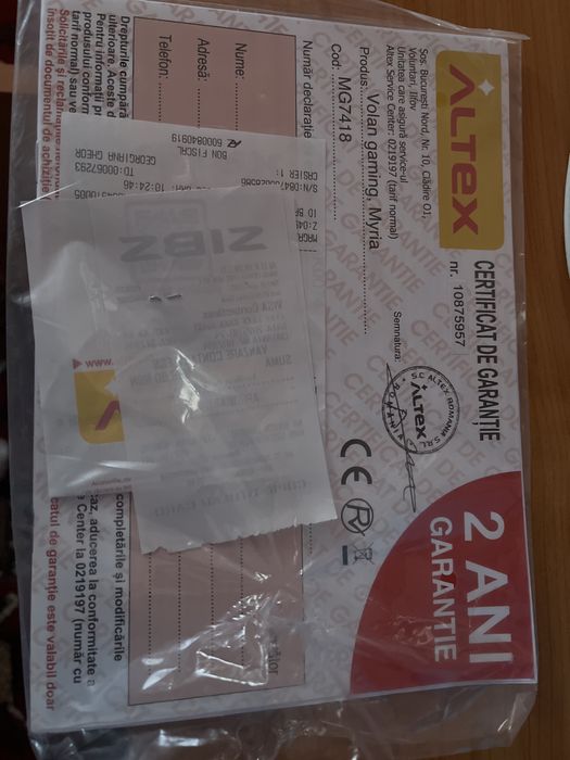 Volan gaming Myria nou