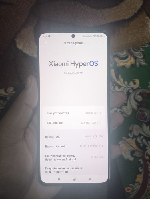 Xiaomi 12T 8/128Gb каробка жок Россиядан келди