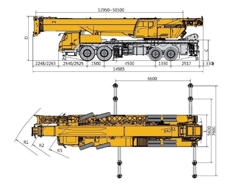 Автокран Avtokran XCMG 100 t 5 секция