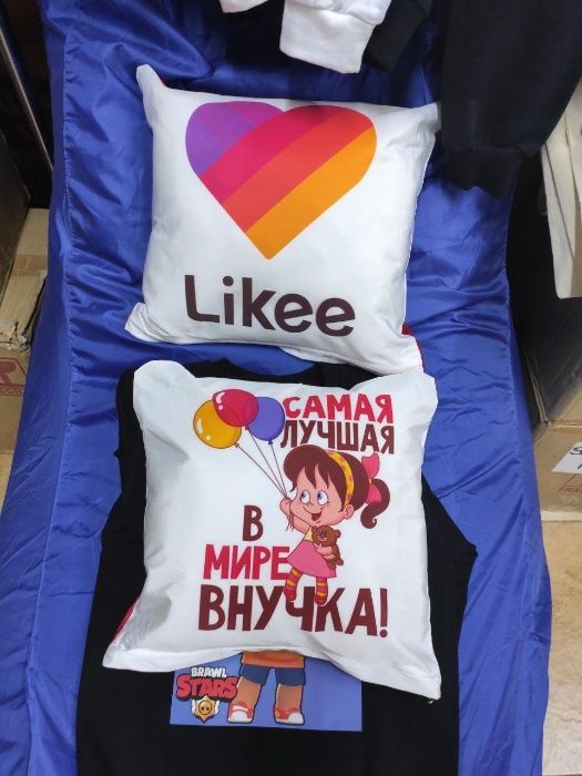 Подушки с вашим фото, лого или картинкой. Печатаем под заказ