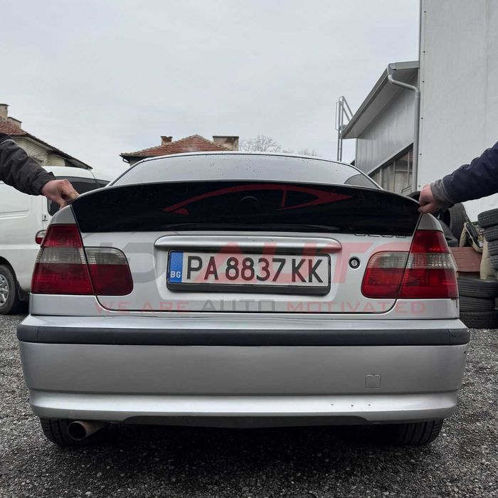 CSL Спойлер за BMW E46 (98–06) – Черен гланц, Injection Mold качество