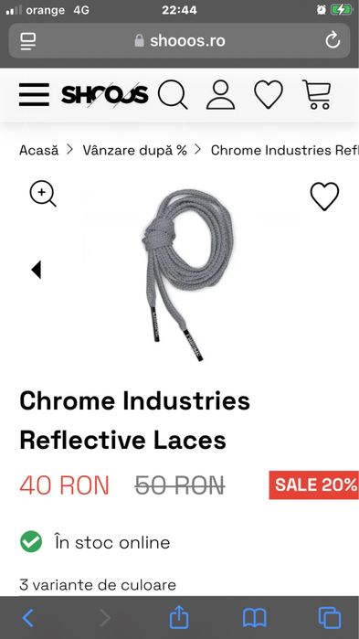 Chrome Industries , sireturi reflectorizante