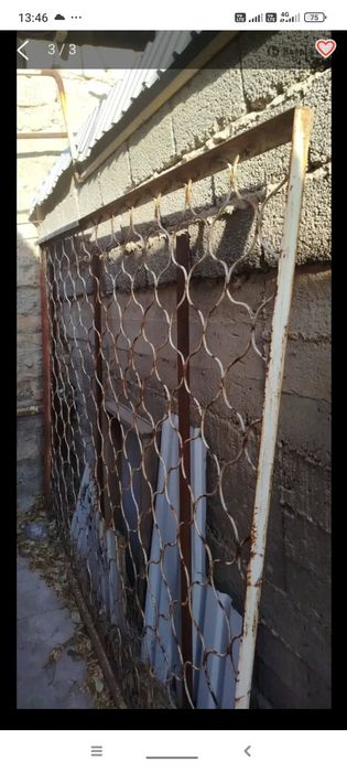 Железные решетки все б/ у