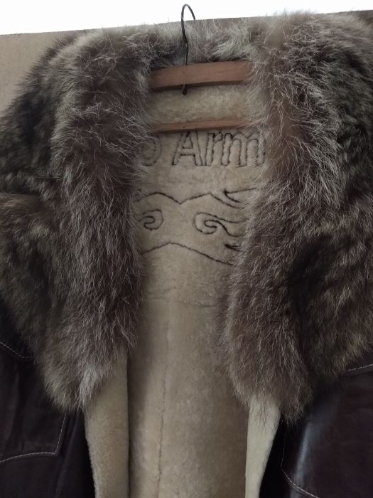 Кожено палто, естествена кожа