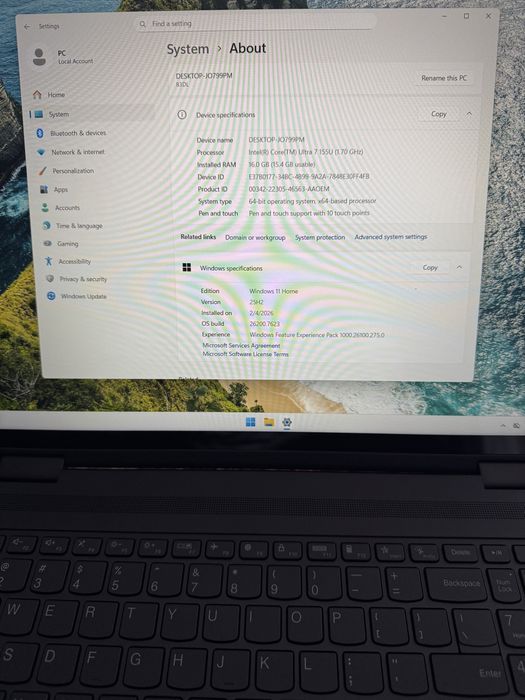Laptop Lenovo Yoga7 2-in-1