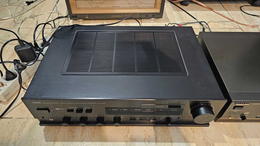 Amplificator Yamaha AX-630 sau amplificator Akai AM-65, cu test video!