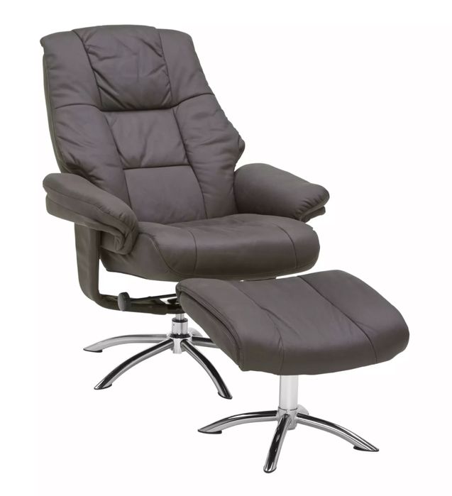 Fotoliu de relaxare + taburet, stare excelentă – ca nou