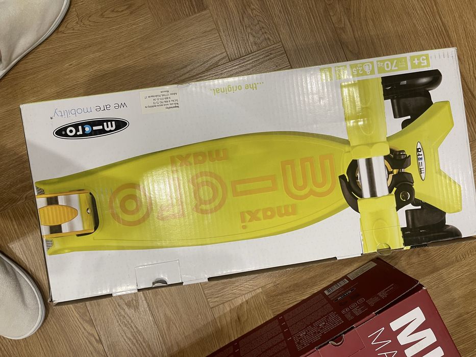 Самокат, в коробке, как новые. Премиум модель.