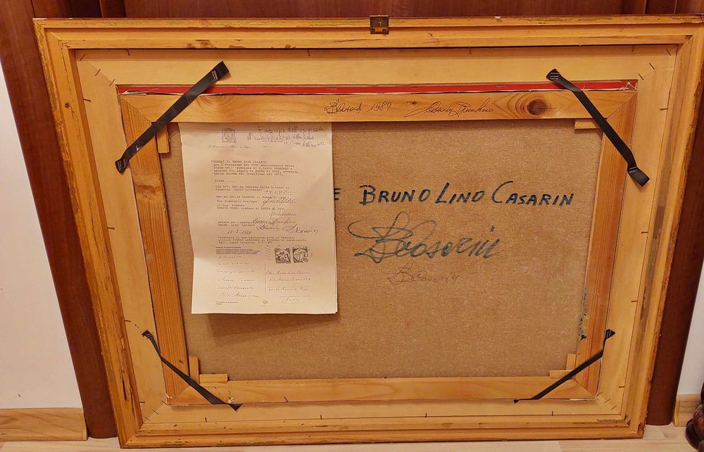 Okazie INVESTITIE Tablou Vatican Semnat Superb Arta Colectie NU AUR AG