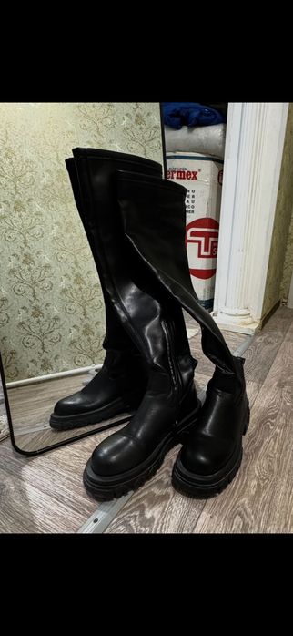 сапожки ботфорты демисезонные 37размер