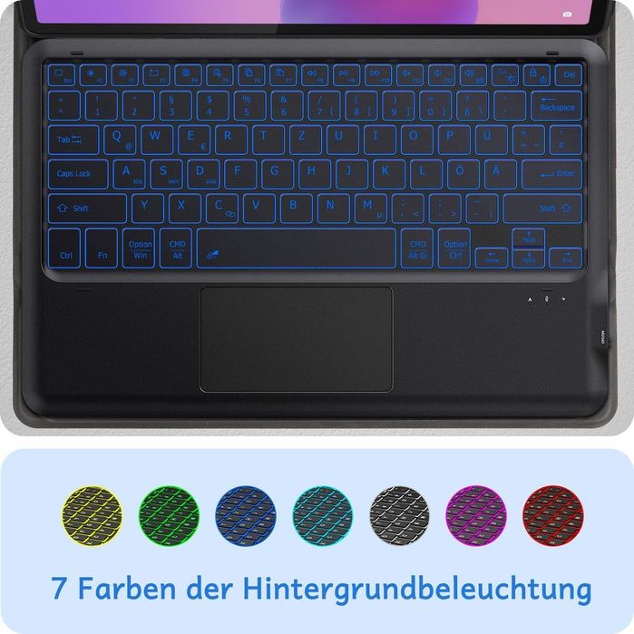 Husă cu tastatură și touchpad pentru Lenovo Idea Tab Pro 12.7 – CACOE