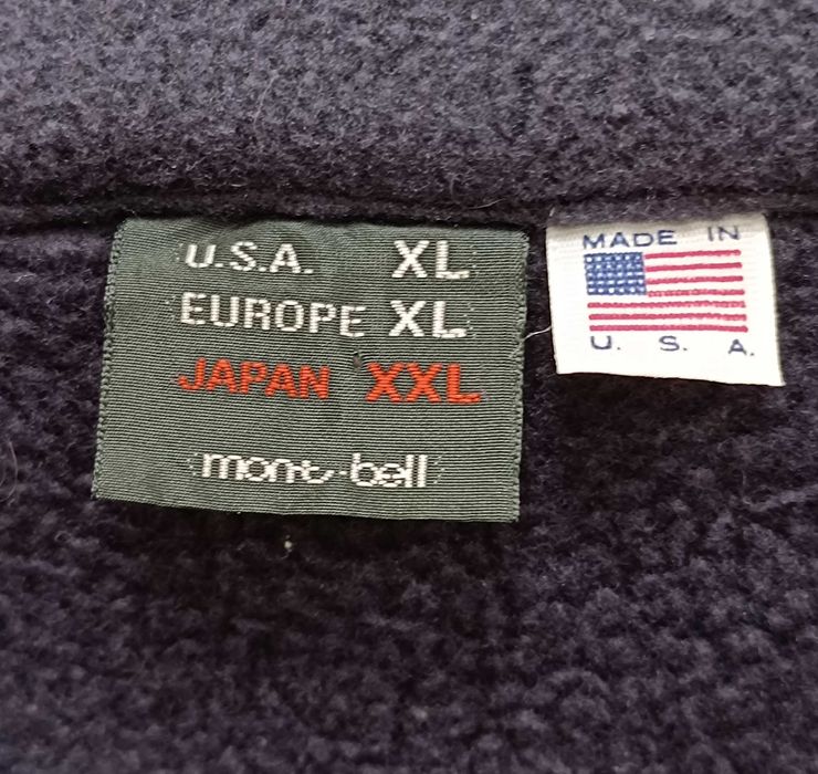 Montbell-Поларено Горнище-Made in USA