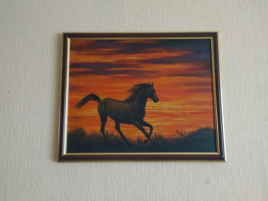 Картина б/у лошадь 2000 тг