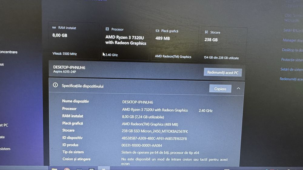 Laptop Acer Aspire 3
