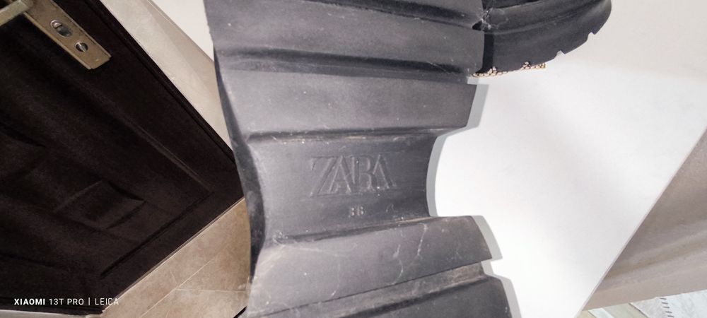 Дамски Zara  естествена кожа