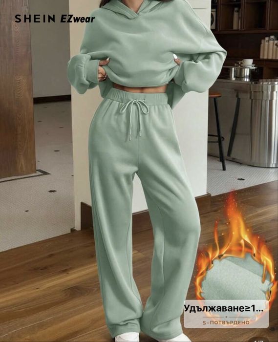 Зелен дамски анцуг