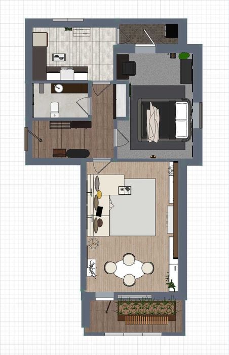 Продава двустаен апартамент 76 ,34м²
