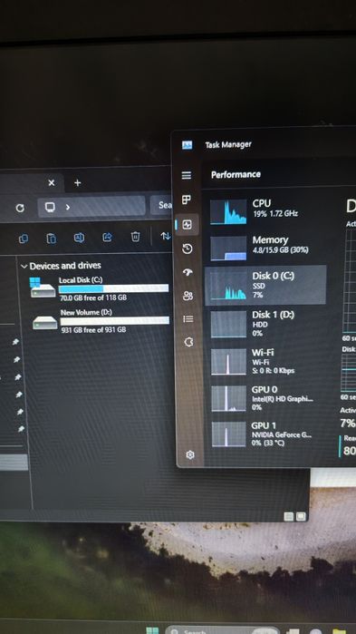 MSI Gaming,Ecran 17"FHD,Cpu i5,RAM 16gb Ddr4,SSD+HDD,Nvidia GTX 1050Ti