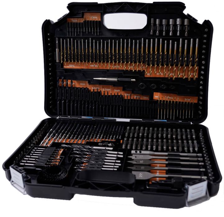 Немски Комплект битове и свредла Kraft 246 части / бургии в куфар