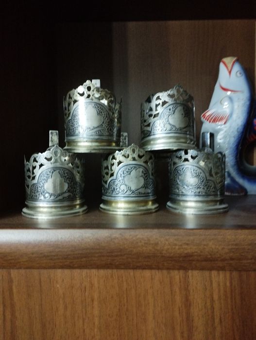Редкие серебряные подстаканники СССР