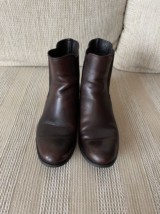 Дамски боти от естествена кожа