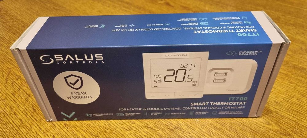 Termostat Salus iT700, control internet, 5 ani garantie. NOU